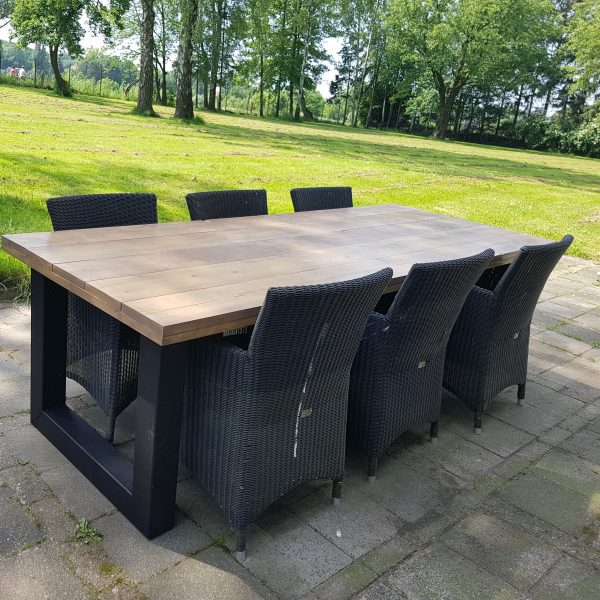 Eettafel steigerhout - Afbeelding 4