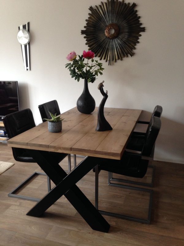Eettafel steigerhout - Afbeelding 8