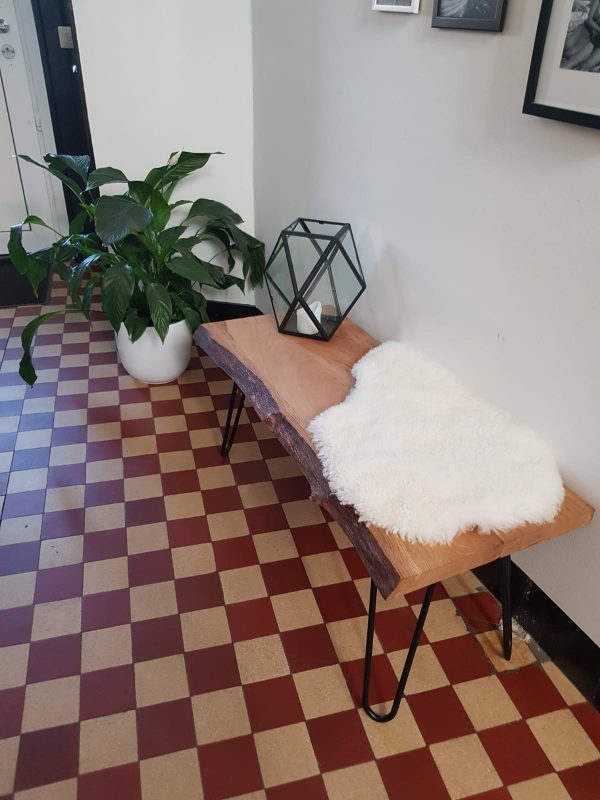 Boomstam salontafel op hairpin poten - Afbeelding 2