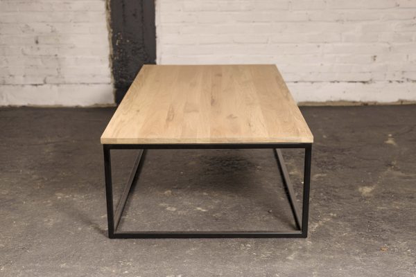 Salontafel eiken frame rechthoek