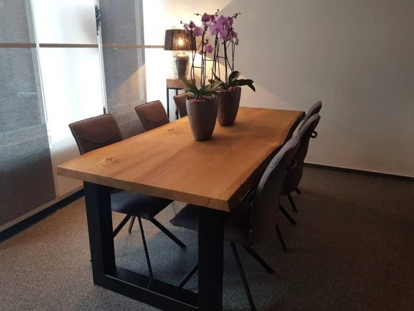 Boomstamtafel robuust eiken - Afbeelding 5