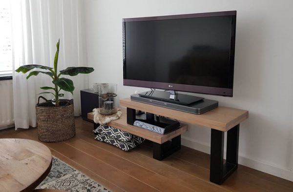 TV meubel steigerhout U