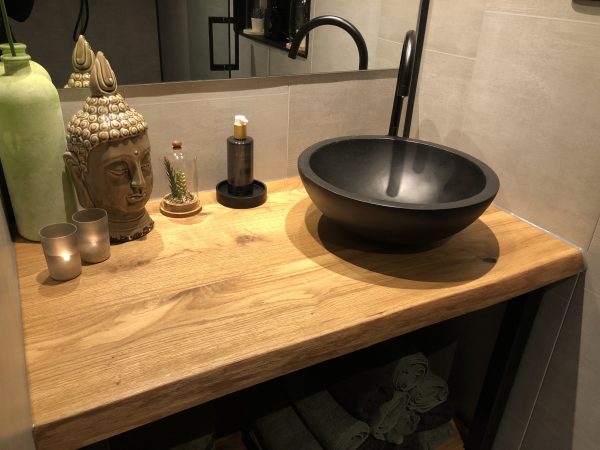 Badkamer meubel eiken - Afbeelding 2