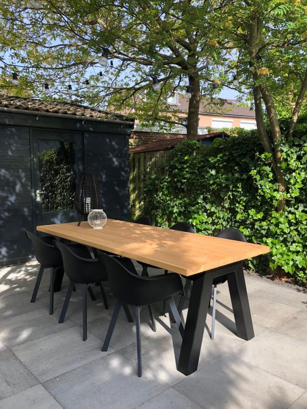 Tuintafel douglas balken