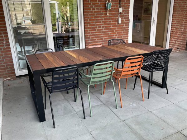 Tuintafel van Ipé horizontaal - Afbeelding 5