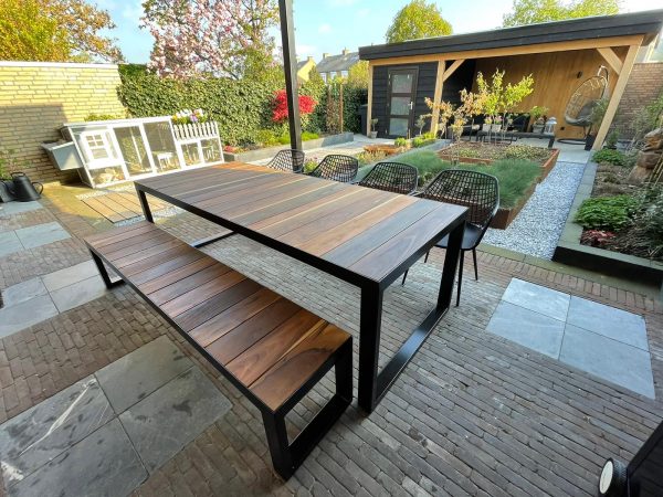 Tuintafel van Ipé horizontaal - Afbeelding 2