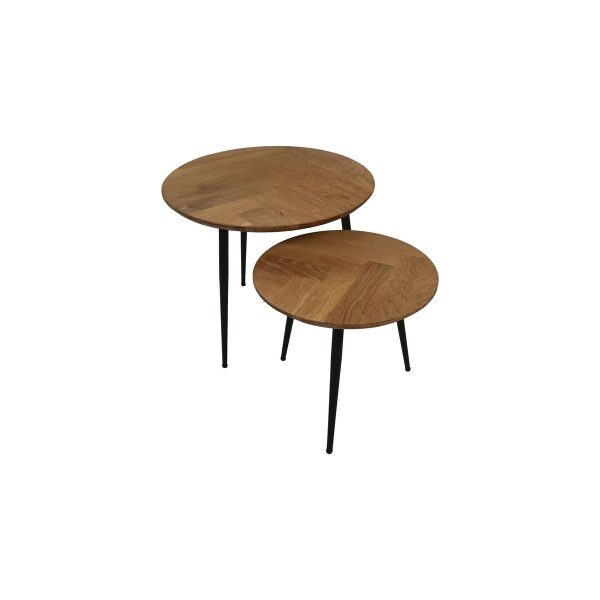 Salontafel Rond Visgraat