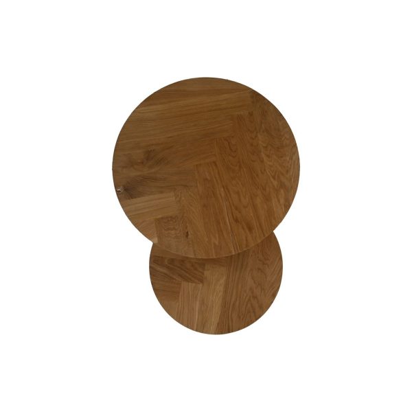 Salontafel Rond Visgraat - Afbeelding 3